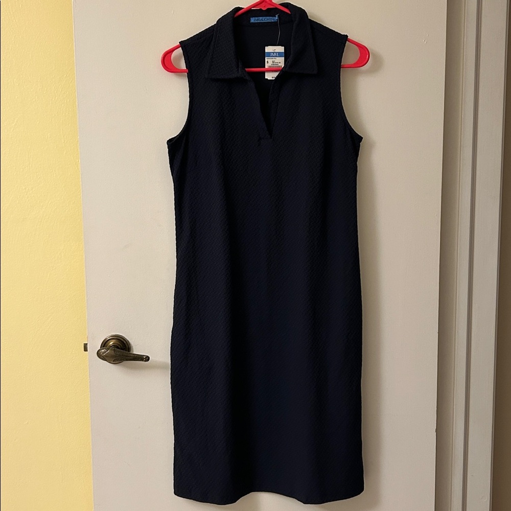 J Mclaughlin Sleeveless Ayla Midi Knit Dress sz Small NWT Mini Raffia Jacquard - Picture 3 of 8